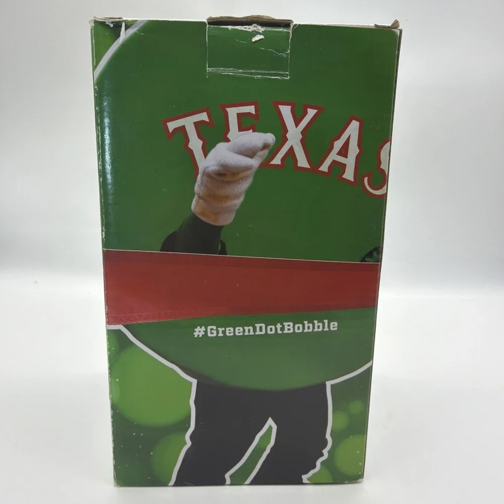 Green Dot Race Texas Rangers Bobblehead Bobble Head SGA MLB Baseball‎